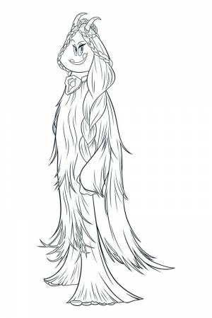 Раскраска Мичи