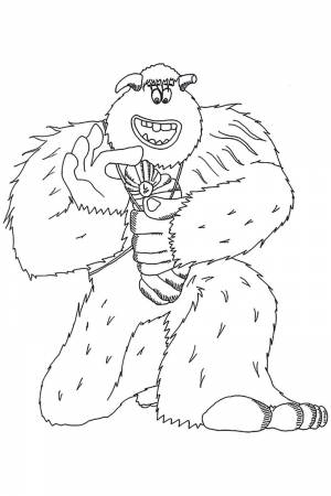 Раскраска Миго забирает с собой Перси