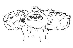 Раскраска Грозный Миго