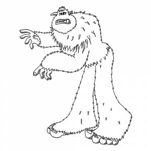 Раскраска Нелепый Миго