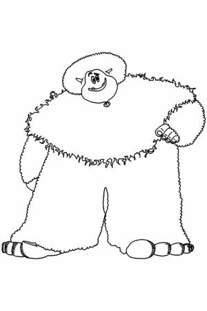 Раскраски Смолфут