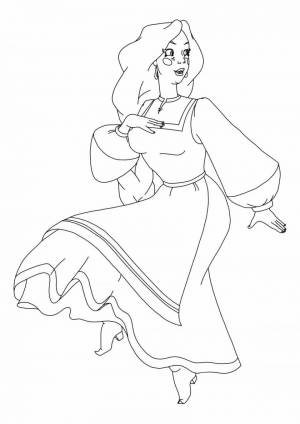 Раскраска Настасья Фпповна