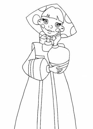 Раскраска Три богатыря