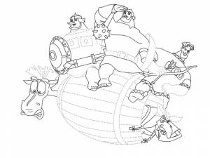 Раскраски Три Богатыря