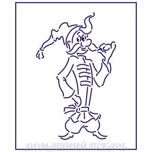 Трафарет Казаки Грай 12*7 см