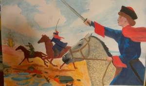 Районный конкурс рисунков «Победы и подвиги казаков в годы Великой Отечественной войны 1941-1945 годов