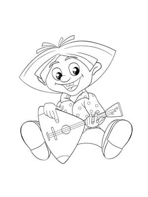 Раскраска Домовёнок Кузя