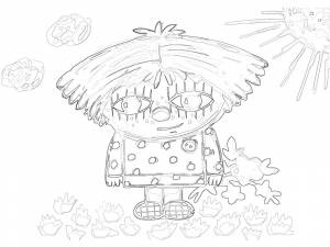 Раскраска Домовёнок Кузя 6