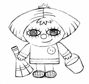 Раскраски Домовенок Кузя