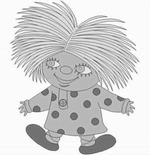 Раскраски Домовенок кузя из мультика