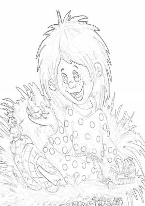 Раскраски домовенок кузька сказка