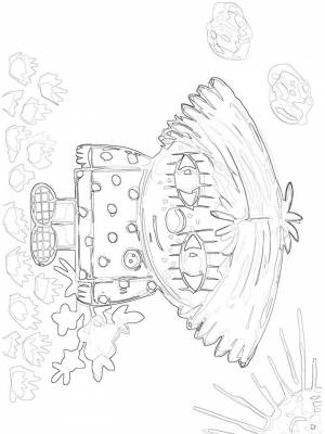 Раскраска Домовёнок Кузя   в формате