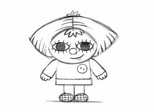 Раскраска Домовенок Кузя