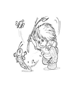 Раскраски Домовёнок Кузя