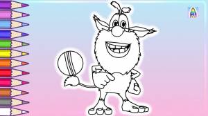 Как нарисовать Домовенка БУБУ из мультика Буба