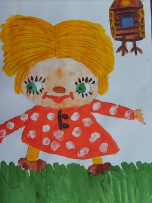 Домовёнок Кузька рисования детям