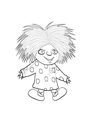 Домовой раскраска