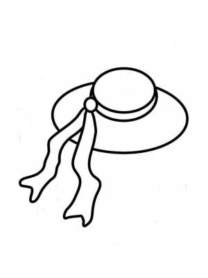 Раскраски Шляпа   в формате