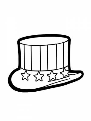 Раскраски Шляпа   в формате