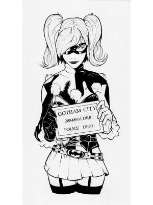 Раскраска Харли Квинн