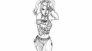 Раскраски харли квинн