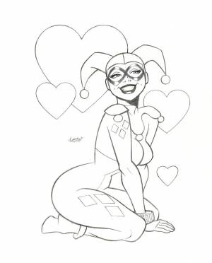 Harley Quinn Coloring Pages