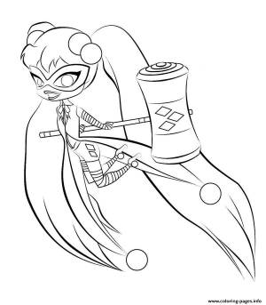 Раскраски Харли Квинн  и  онлайн