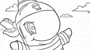 Раскраска Бадики