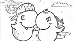 Раскраски Бадики