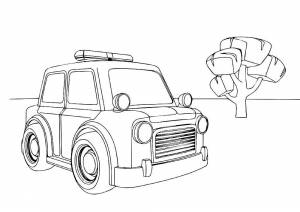 Раскраски Грузовичок Лева