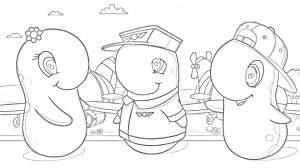 Раскраски Бадики