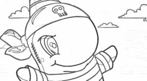 Раскраски Бадики  а4