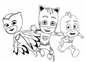 Раскраски Герои в масках