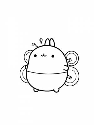 Раскраски Моланг   в формате