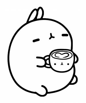 Моланг раскраска