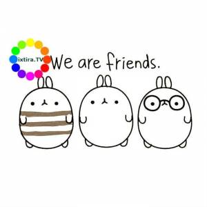 Раскраска друзья Моланга