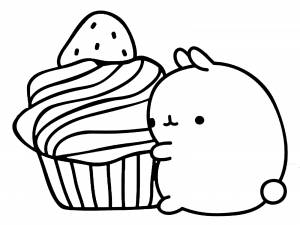 Моланг раскраска