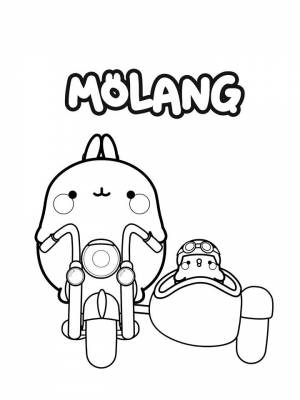 Раскраски Моланг   в формате