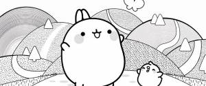 Раскраски заяц моланг