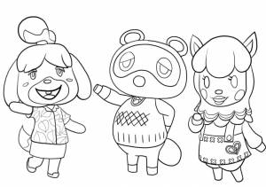 Раскраски Анимал Кроссинг