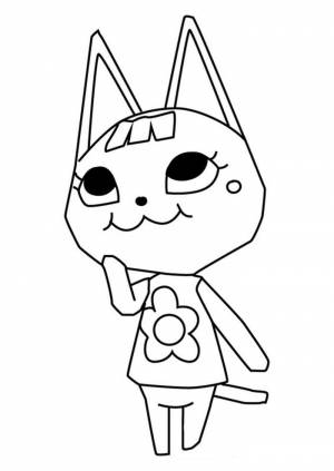 Раскраска Merry Animal Crossing
