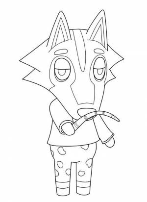 Раскраска Animal Crossing
