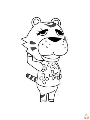 Animal Crossing Раскраски