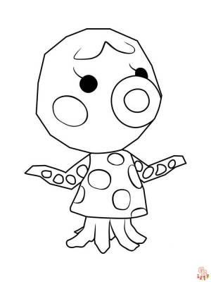 Animal Crossing Раскраски