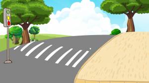 Картинки нарисованная дорога окружающий мир