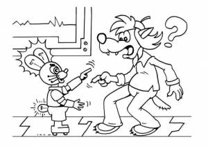 Ну погоди раскраски картинки