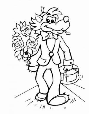 Раскраски Ну погоди