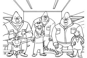 Раскраски Зверопой