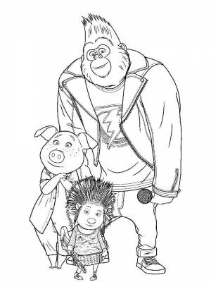 Раскраски Зверопой   в формате