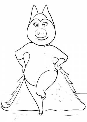 Раскраска зверопой